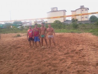 Mais uma partida disputa entre as duplas Cilinho/Patu - Edmilson/Célio (Bombado)